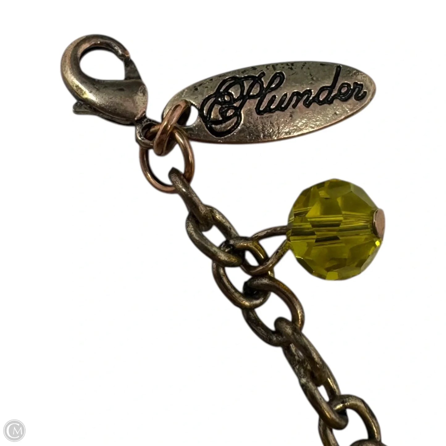 Faux Turquoise Cross Bracelet By Plunder