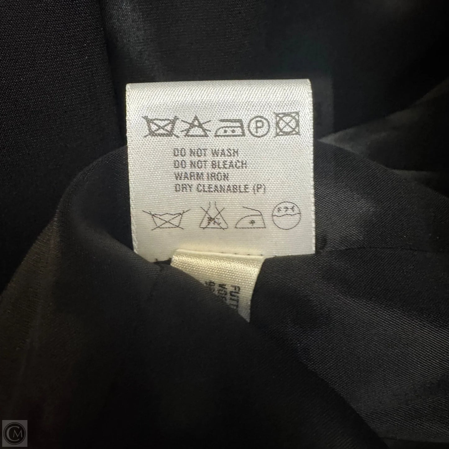 Stretch Wool Blazer Designer By Escada In Black, Size: M