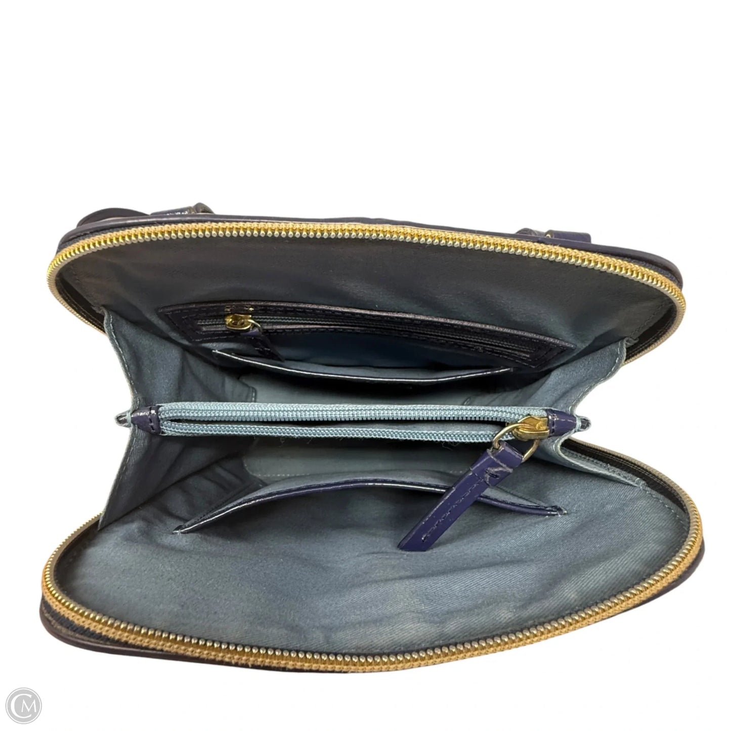 Patent Leather Trixie Crossbody Bag Designer By Dooney And Bourke, Size: Medium