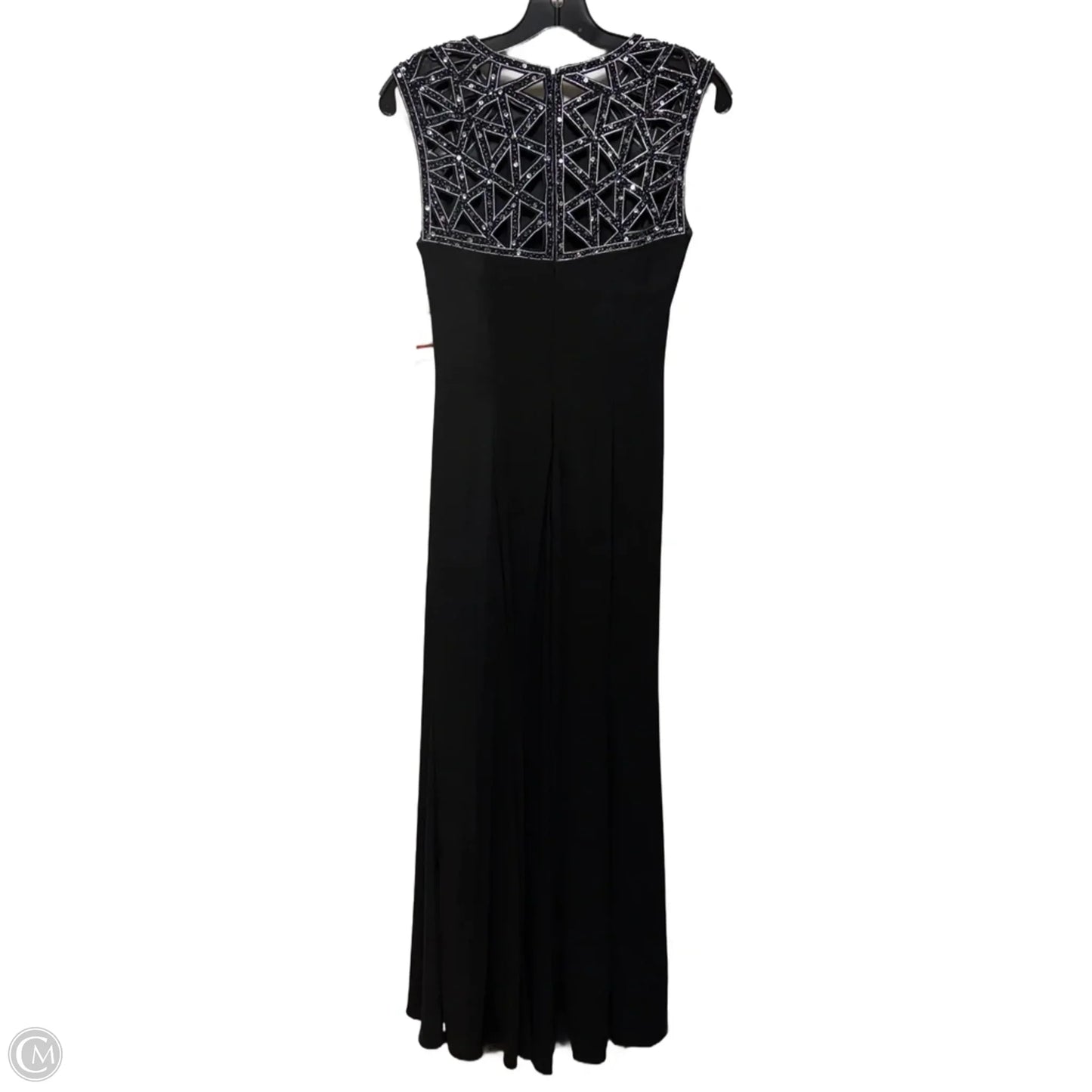 Beaded Cutout Dress Party Long By Patra In Black, Size: 4