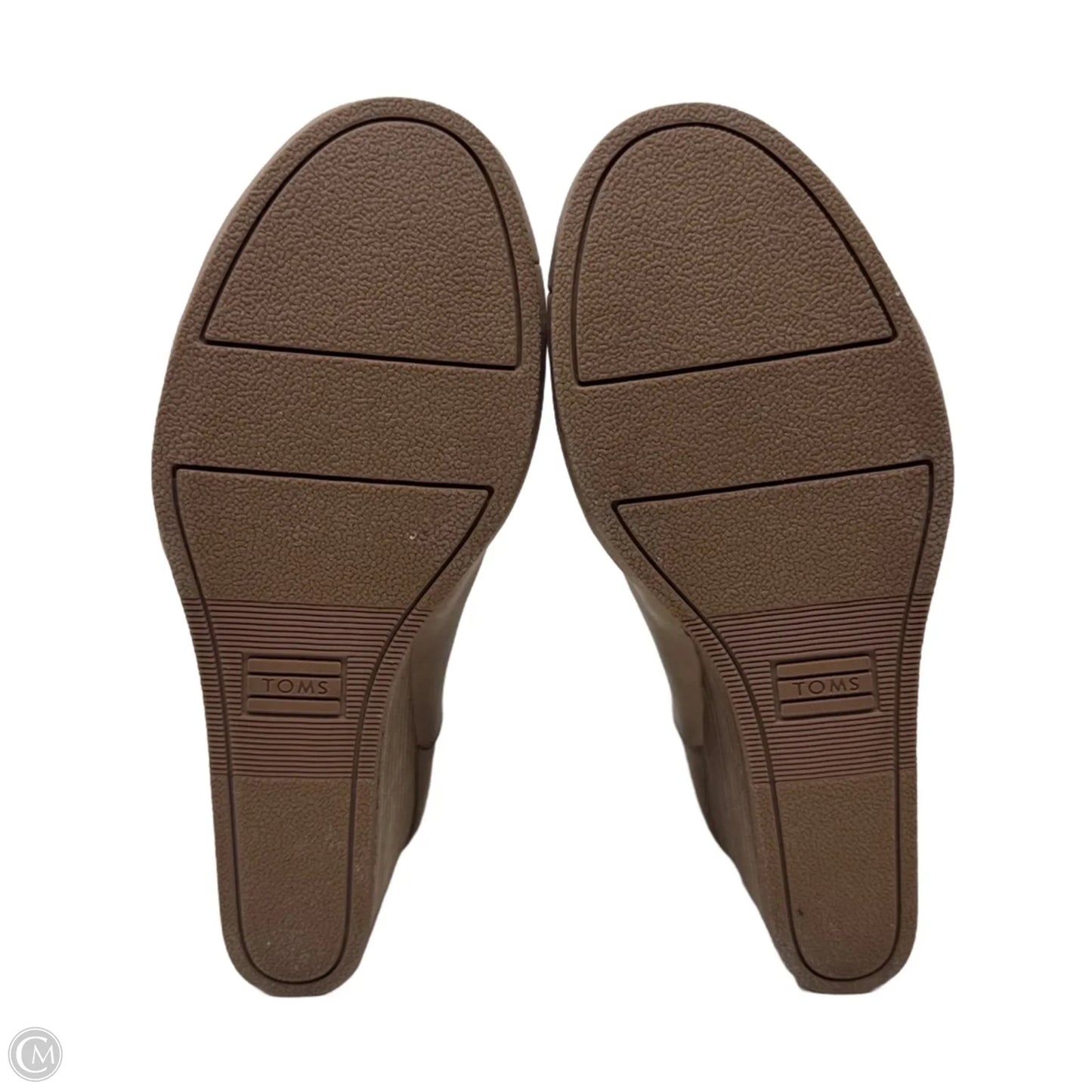 Kelsey Wedge Booties By Toms In Taupe, Size: 6