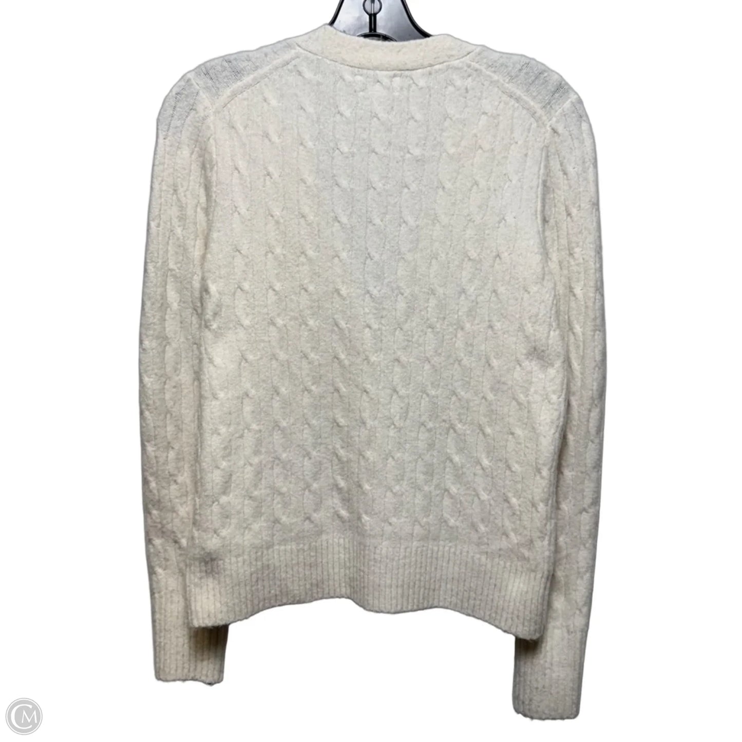 Sweater Cardigan By J. Crew In Cream, Size: Xs