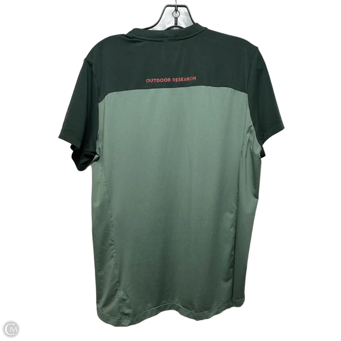 Athletic Top Short Sleeve By Cmb In Green, Size: L