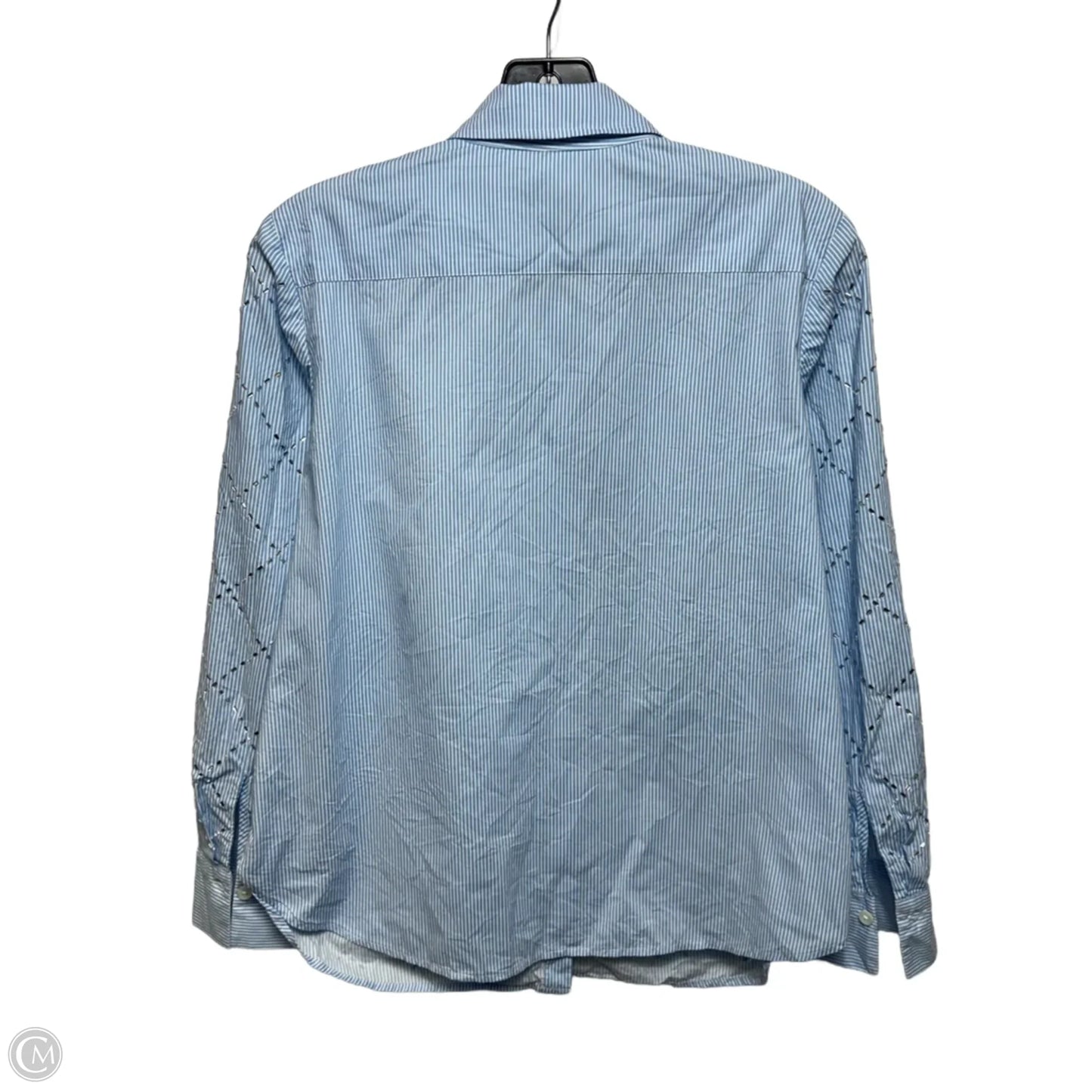 Top Long Sleeve By Talbots In Striped Pattern, Size: Mp