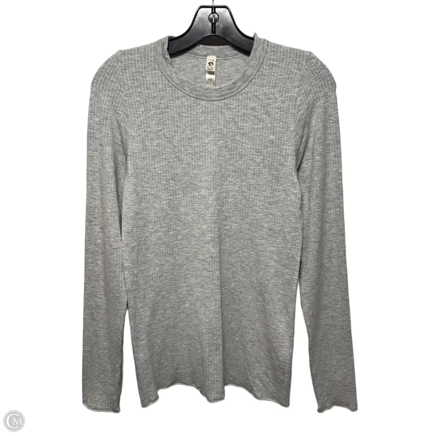 Top Long Sleeve By Free People In Grey, Size: M/L