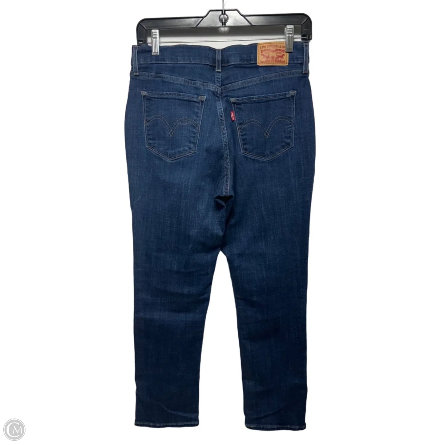 Jeans Straight By Levis In Blue Denim, Size: 4/27