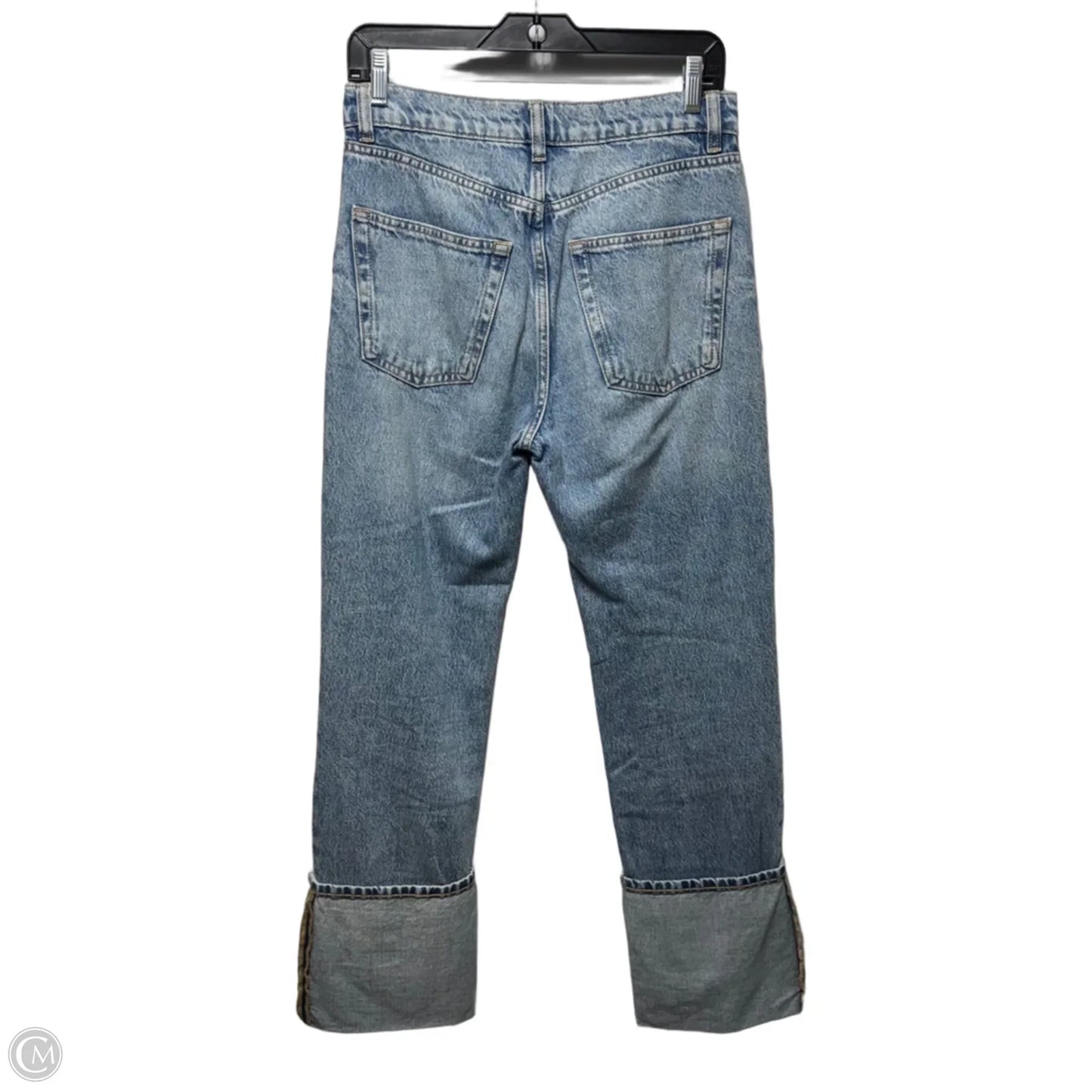 Cuff Jeans Boyfriend By Mng In Blue Denim, Size: 2