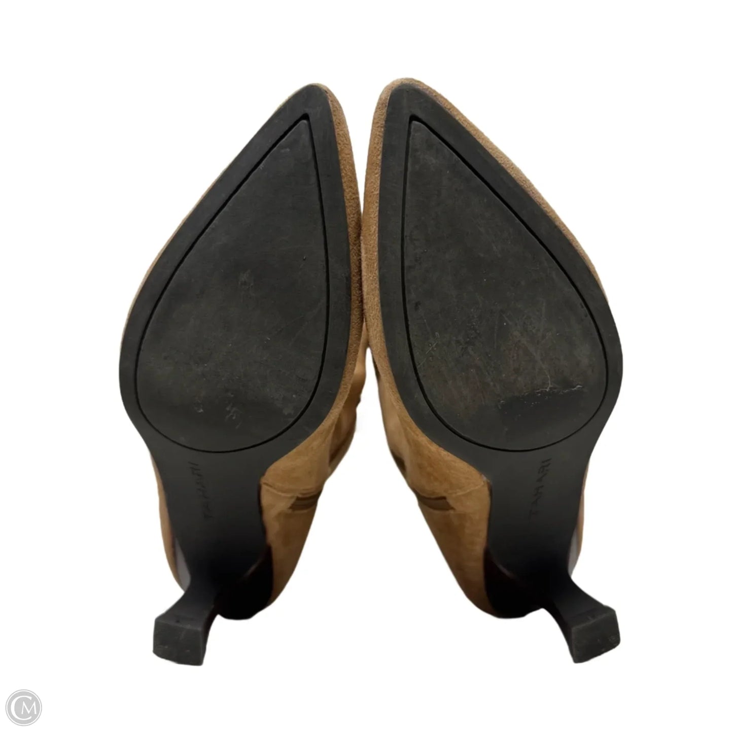 Sonira Suede Ankle Boots By Tahari In Tan, Size: 6.5