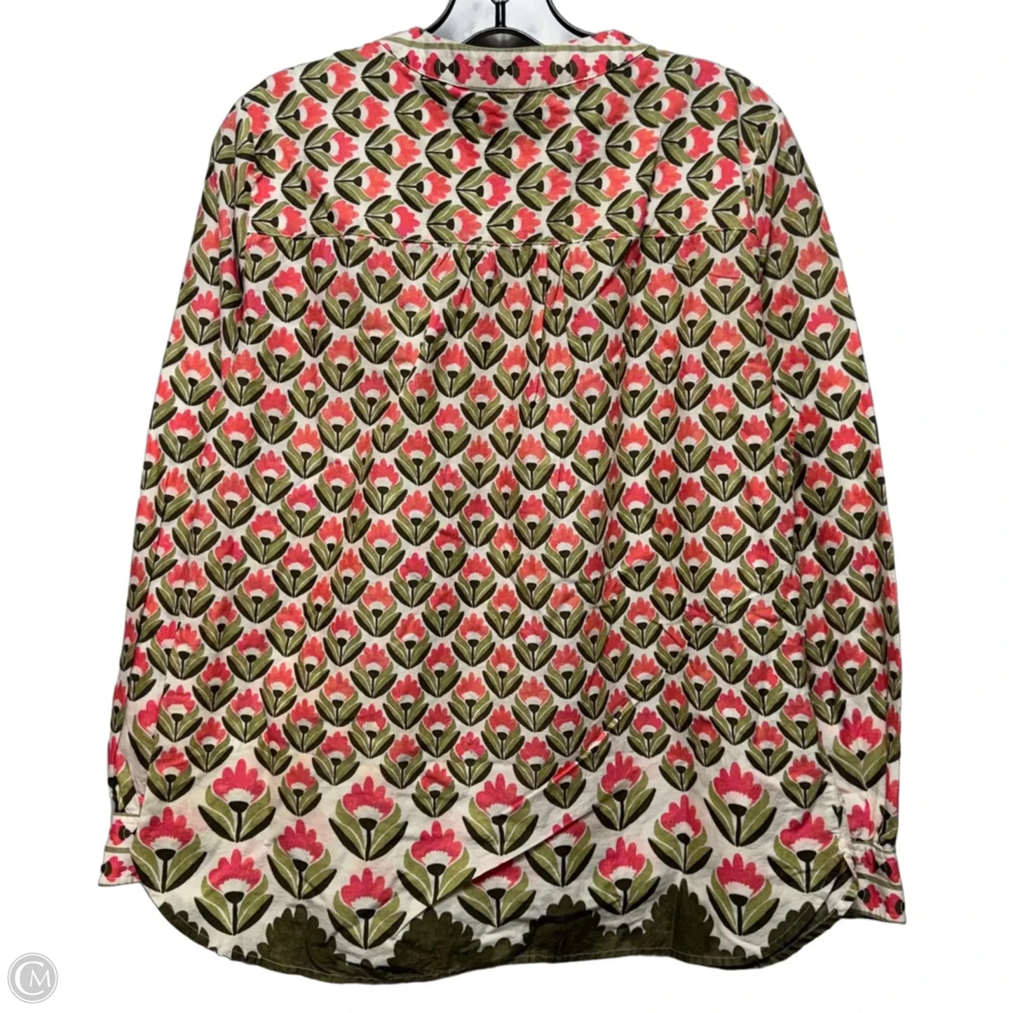 Top Long Sleeve By Talbots In Floral Print, Size: M