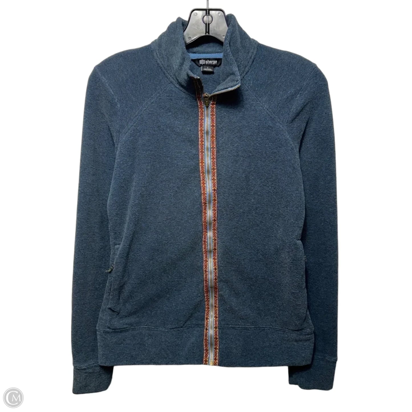 Jacket Fleece By Sherpa In Blue, Size: S