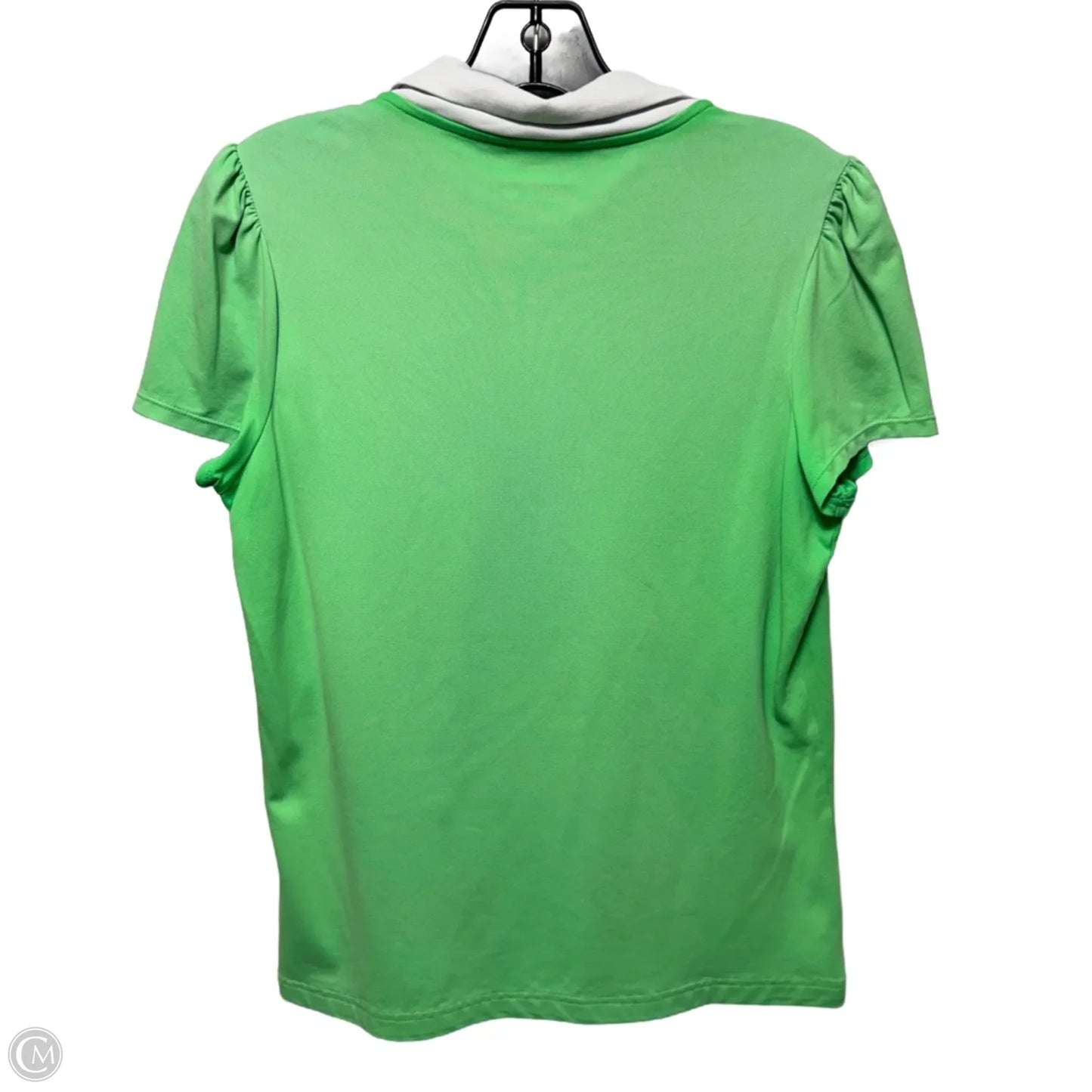 Athletic Top Short Sleeve Designer By Luxletic by Lilly Pulitzer In Green, Size: M