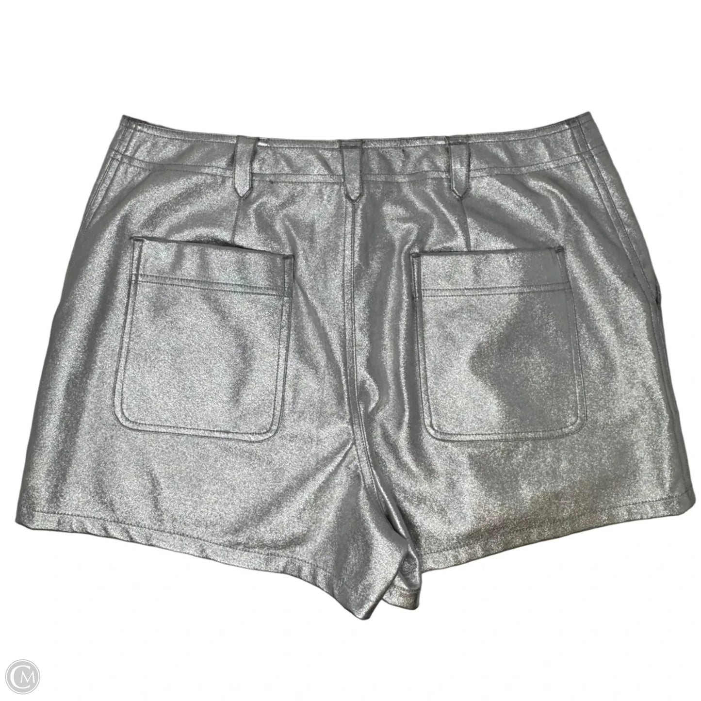 Shorts By Anthropologie In Silver, Size: 12