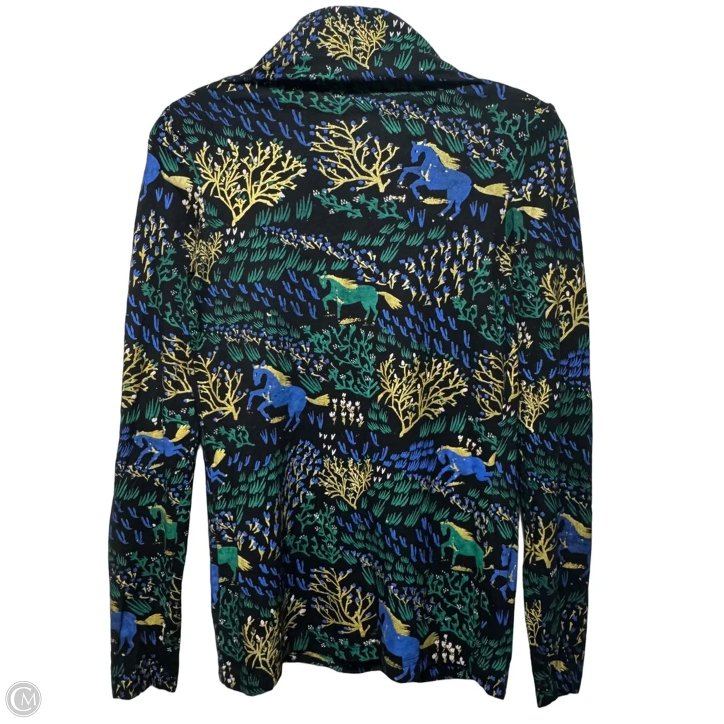 Top Long Sleeve By Unbranded In Animal Print, Size: S
