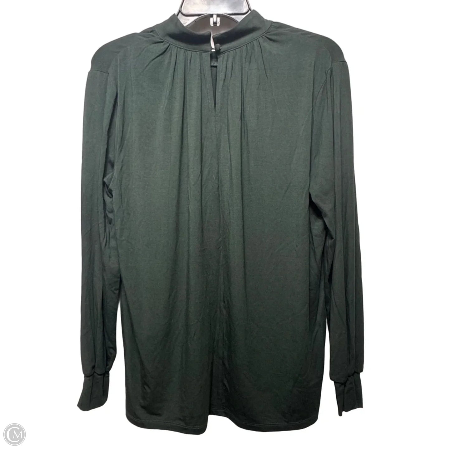 Top Long Sleeve By Up! In Green, Size: M