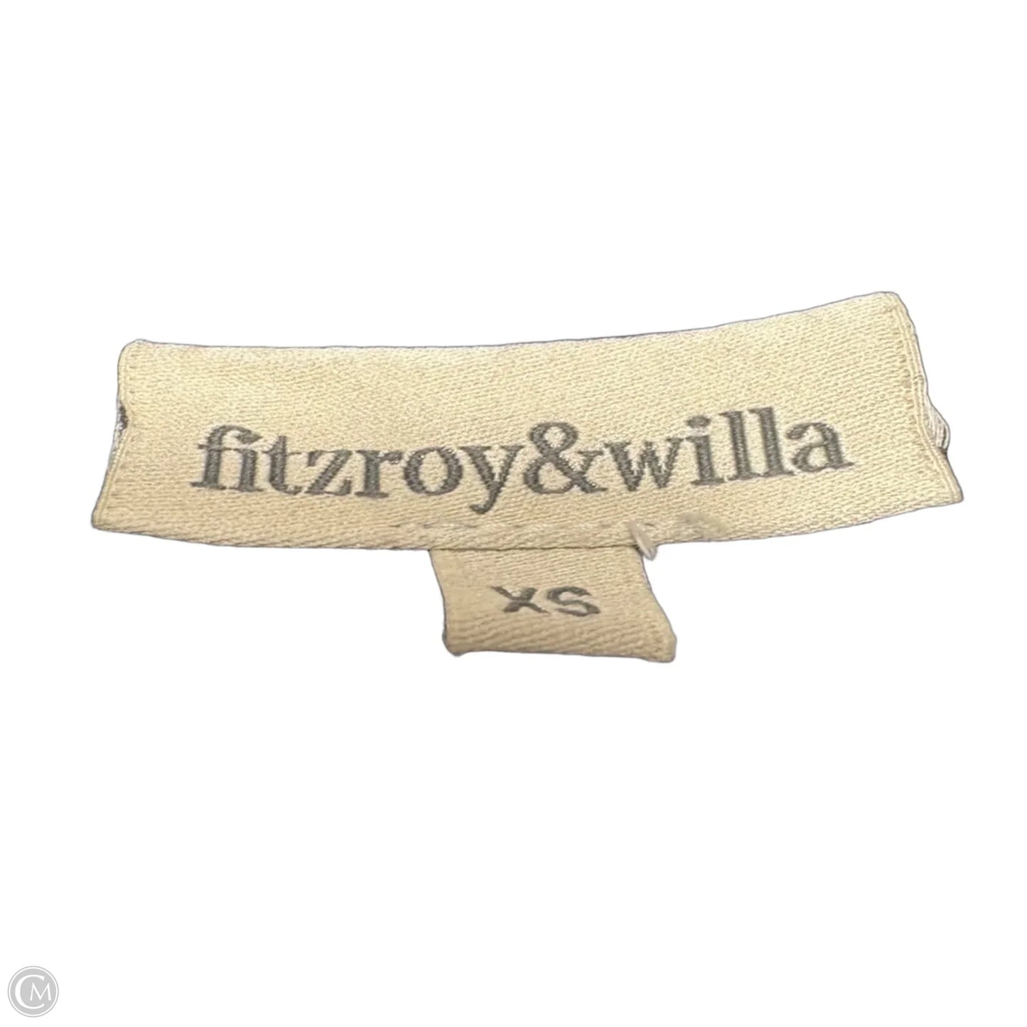 Pam Short Sleeve Top By Fitzroy & Willa In Blue & White, Size: XS