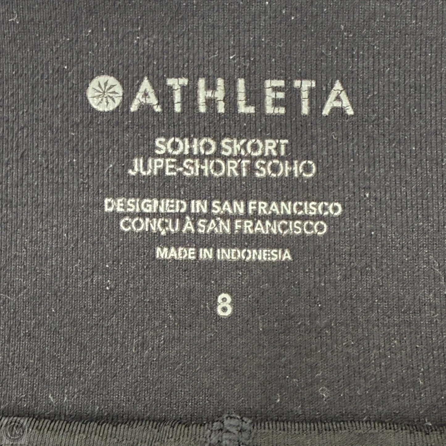 Soho Athletic Skort By Athleta In Black, Size: 8