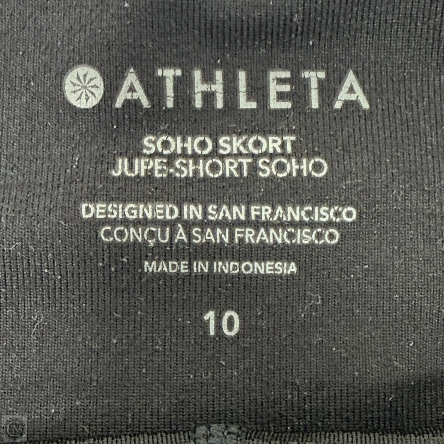 Soho Athletic Skort By Athleta In Black, Size: 10