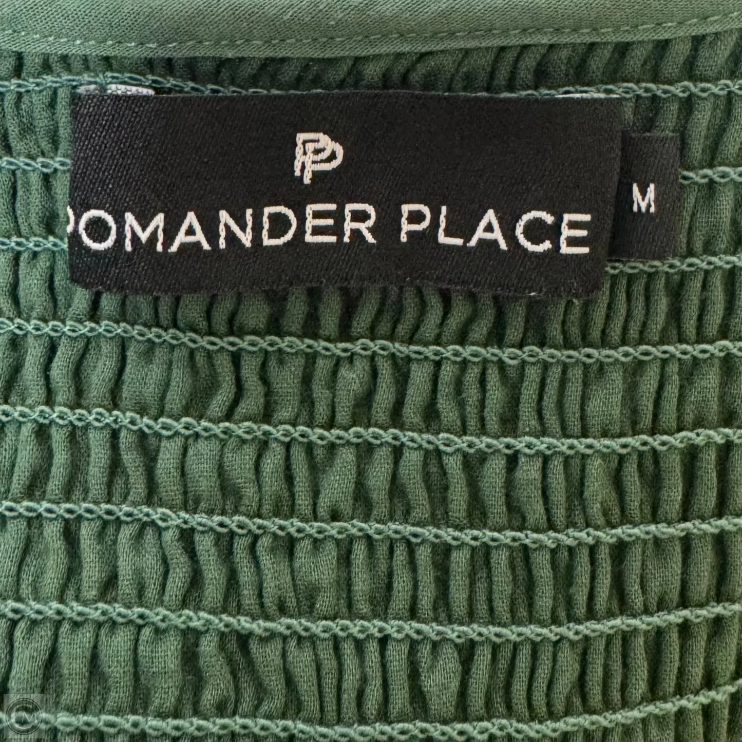 Ceci Smocked Dress By Pomander Place In Jaguar Green, Size: M