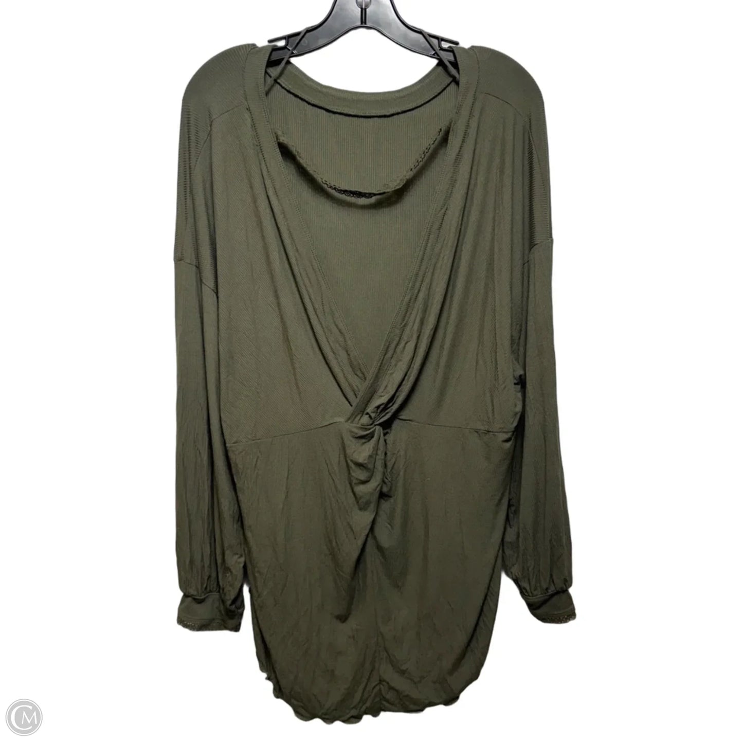Top Long Sleeve By Free People In Green, Size: L