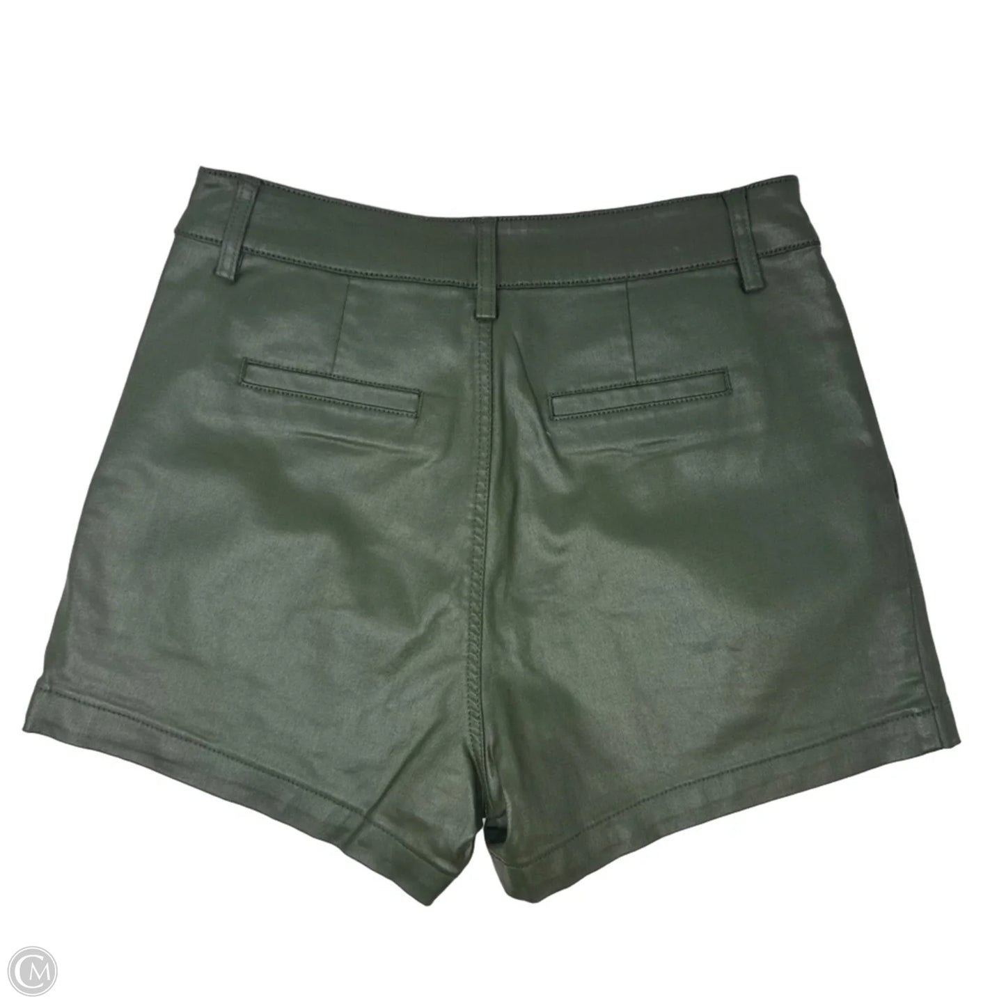 Willa Coated Pleat Shorts By Kut In Green, Size: 10
