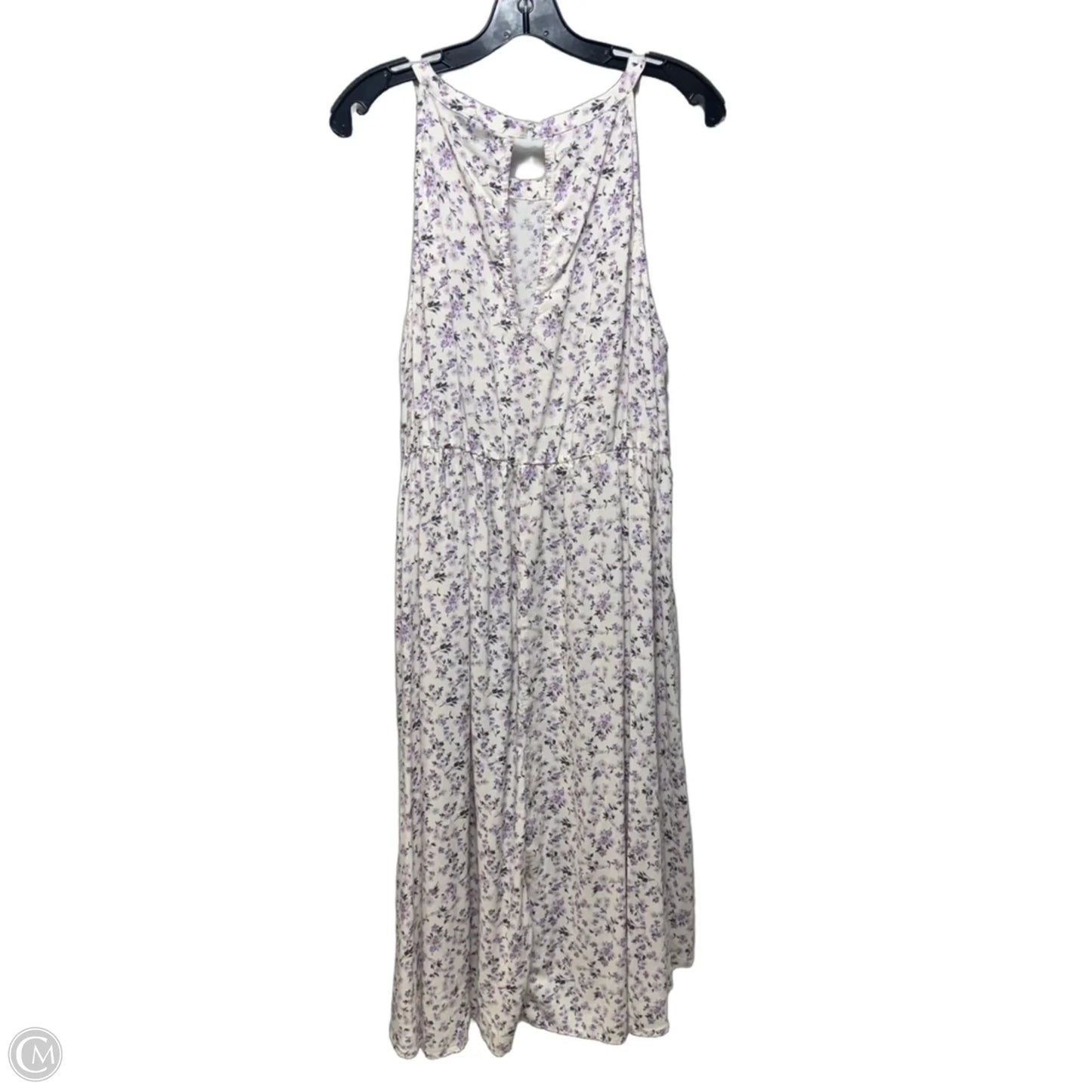 Challis Halter Neck Hi-Lo Dress By Torrid In Floral Print, Size: 1X