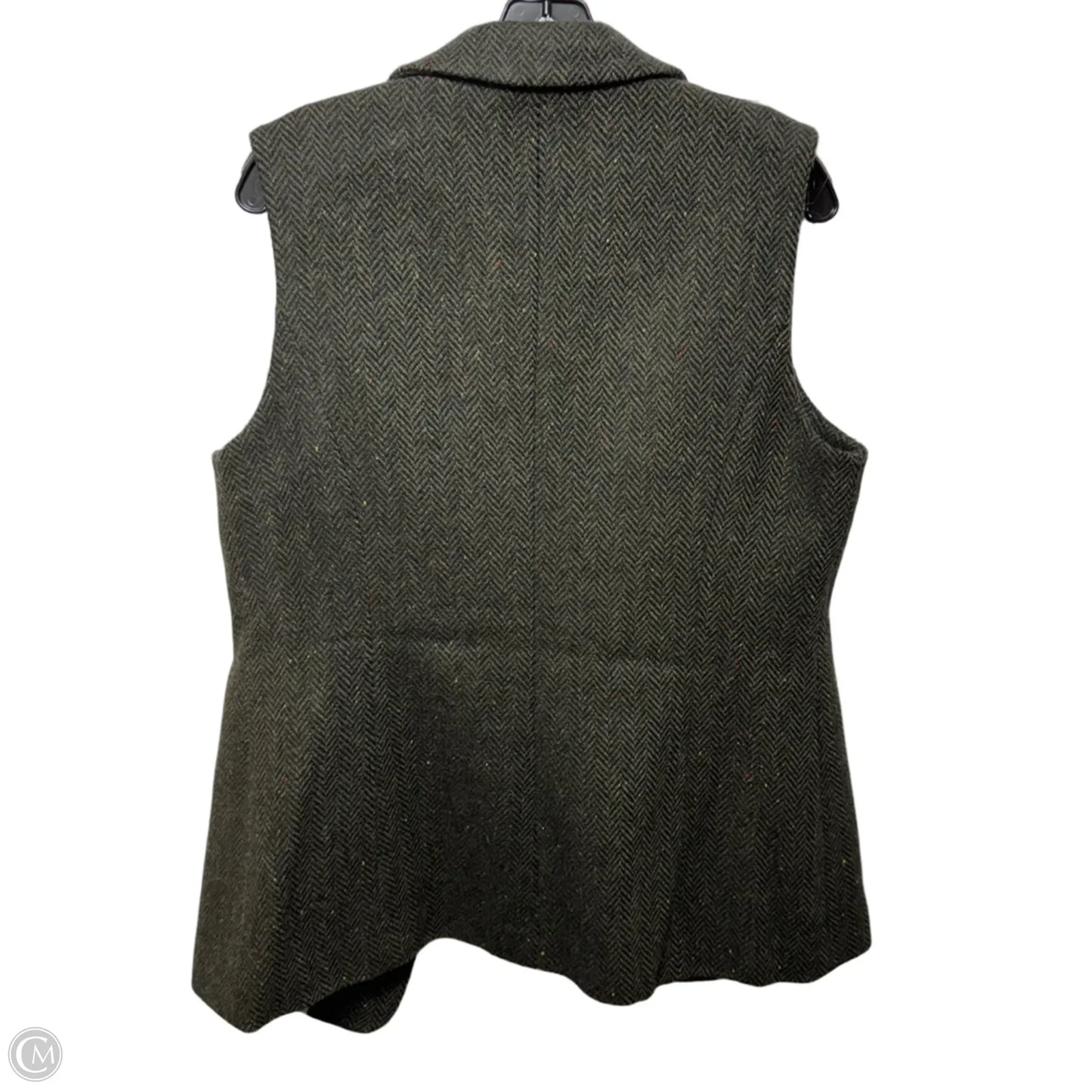 Wool Blend Vest By Celtic Woman In Green, Size: 10