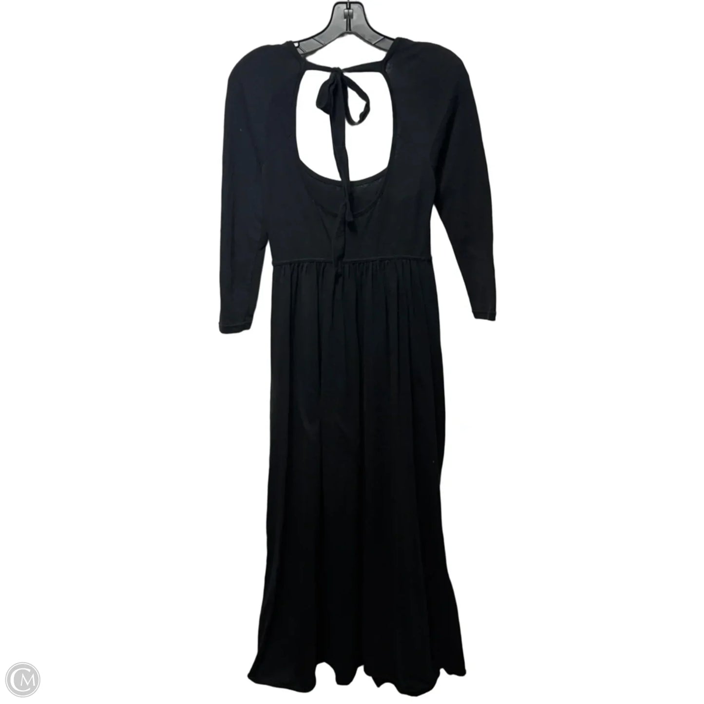 Sylvie Open Back Maxi Dress By Free People Beach In Black, Size: XS