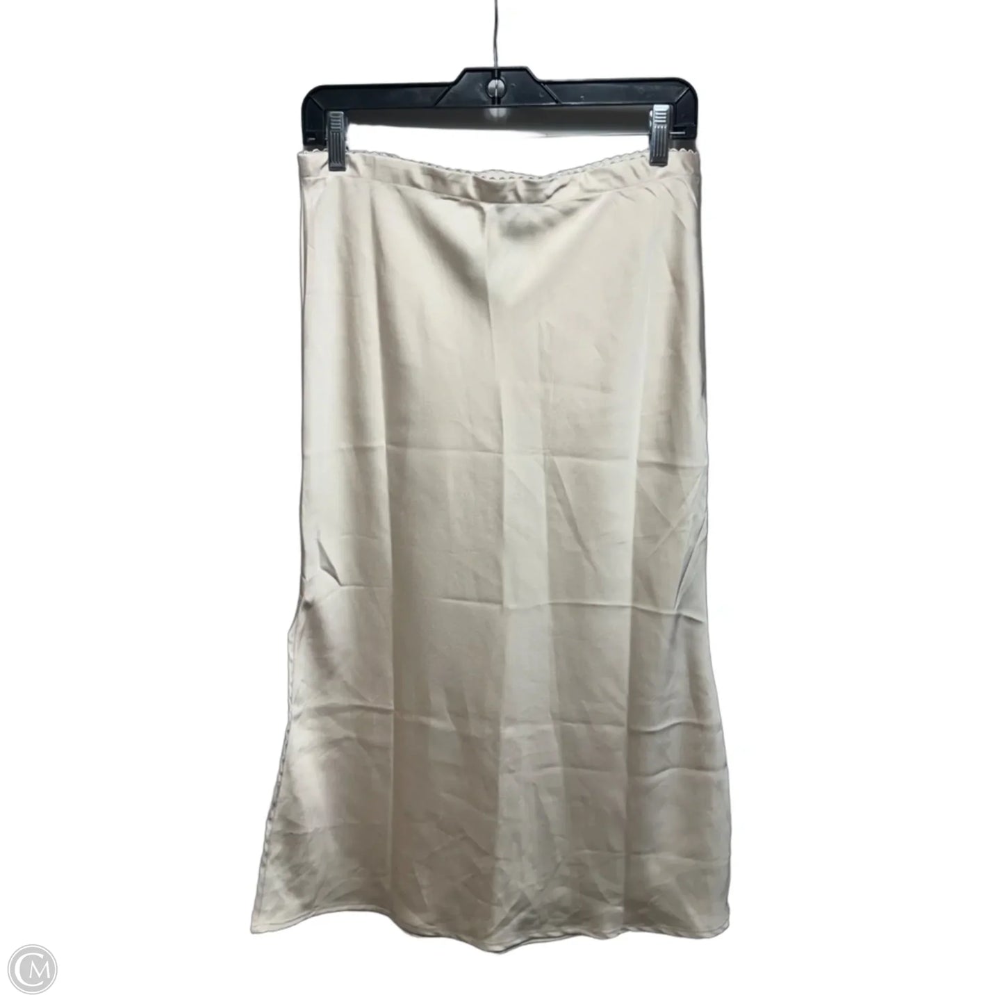 Skirt Maxi By The Workshop In Cream, Size: L