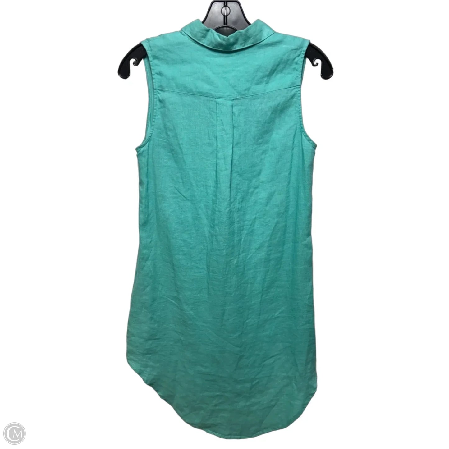 Linen Tunic Sleeveless By Onia In Aqua, Size: Xs