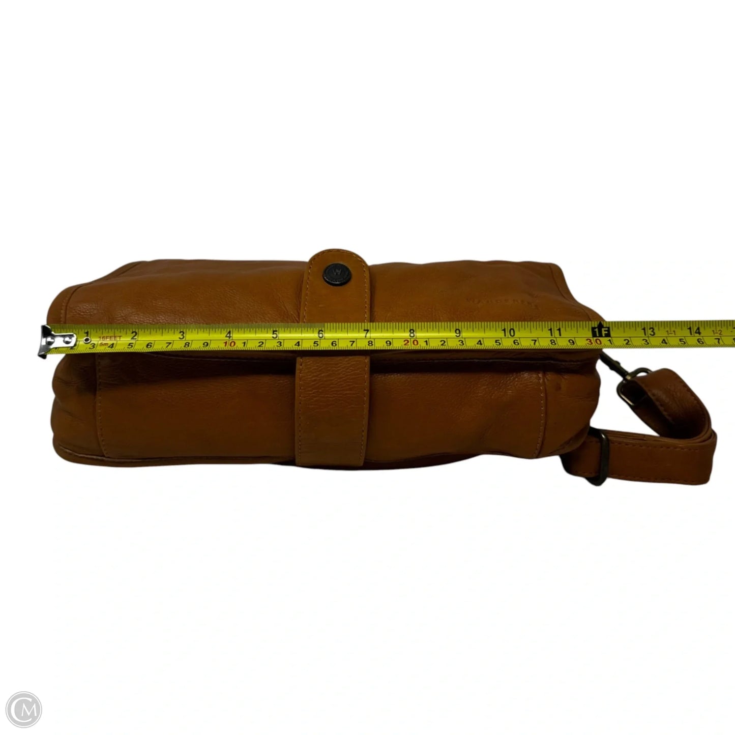 Portobello Handbag Leather By Wanderers, Size: Medium