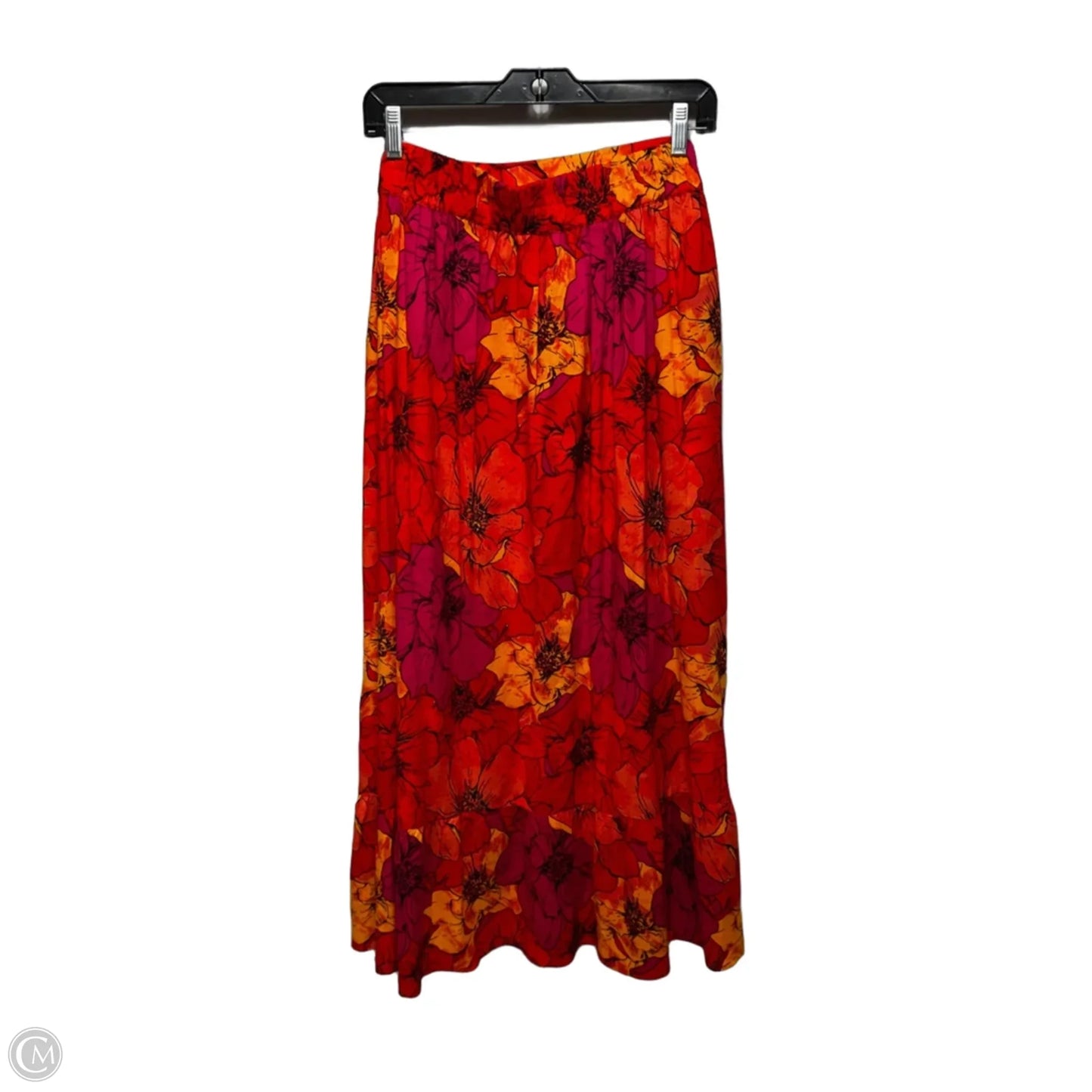 Skirt Maxi By Violet Skies In Floral Print, Size: Xl