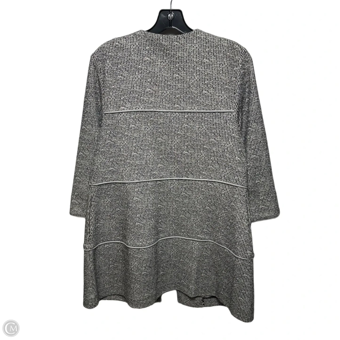 Sweater Cardigan By Cabi In Black & White, Size: M