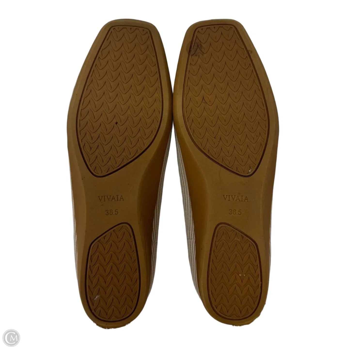 Knit Shoes Flats By Vivaia In Cream, Size: 7.5 (38.5)