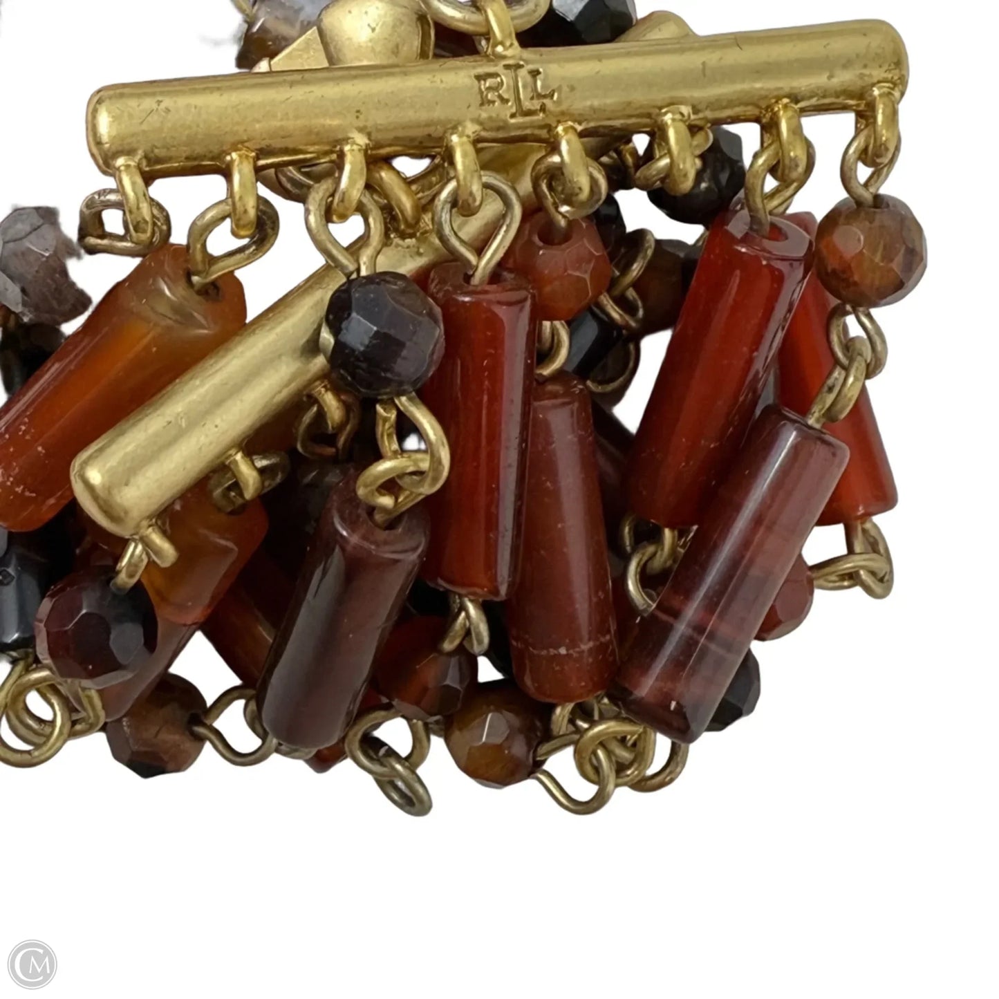 Multi-Strand Agate Tube Beaded Bracelet By Lauren By Ralph Lauren