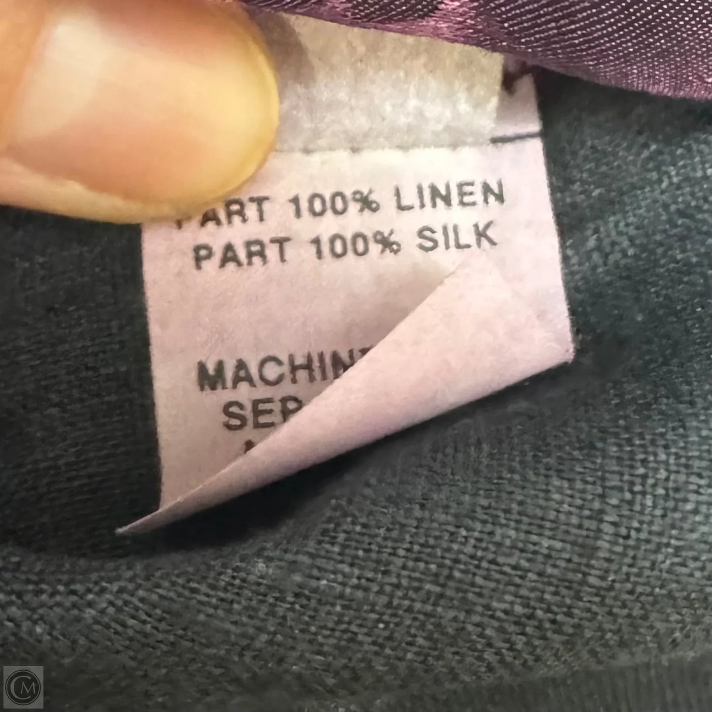 Split Side Linen & Silk Tunic Dress Casual Maxi By Steel Pony In Black, Size: 2