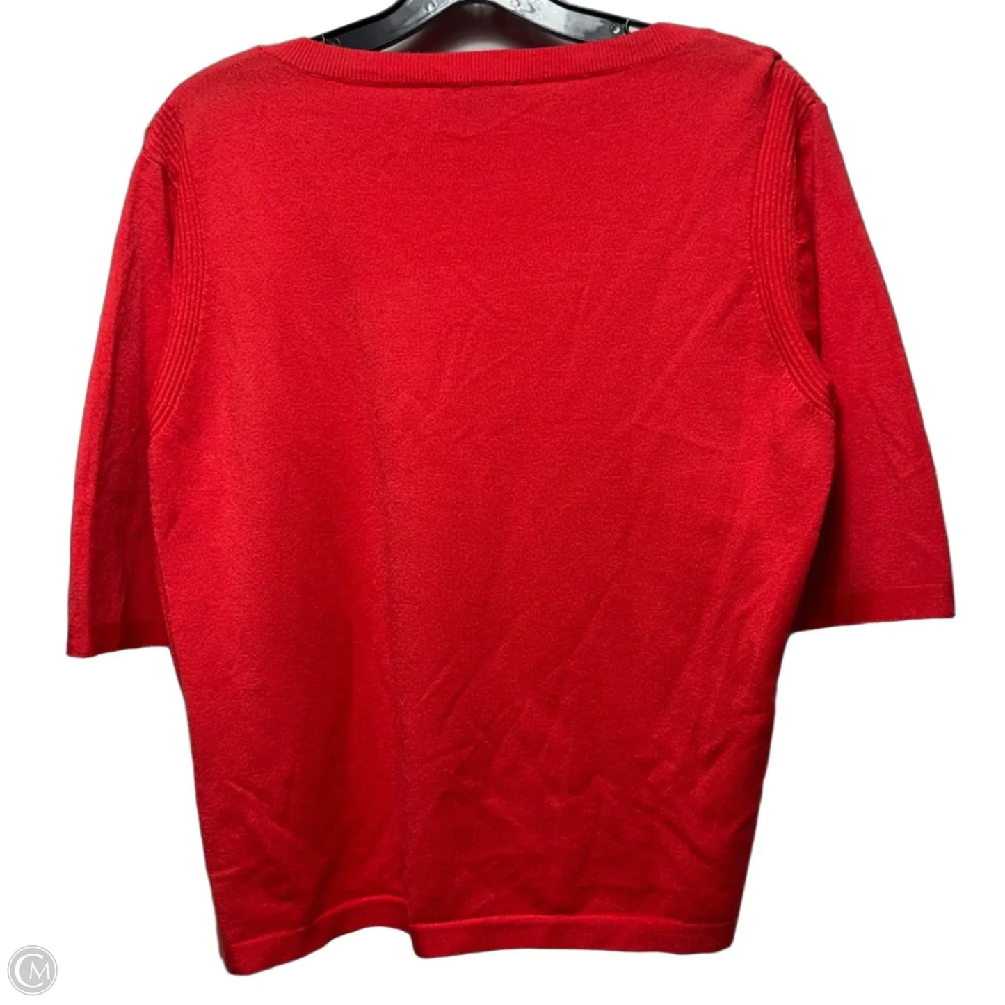 Sweater By Mila Milano In Coral, Size: L