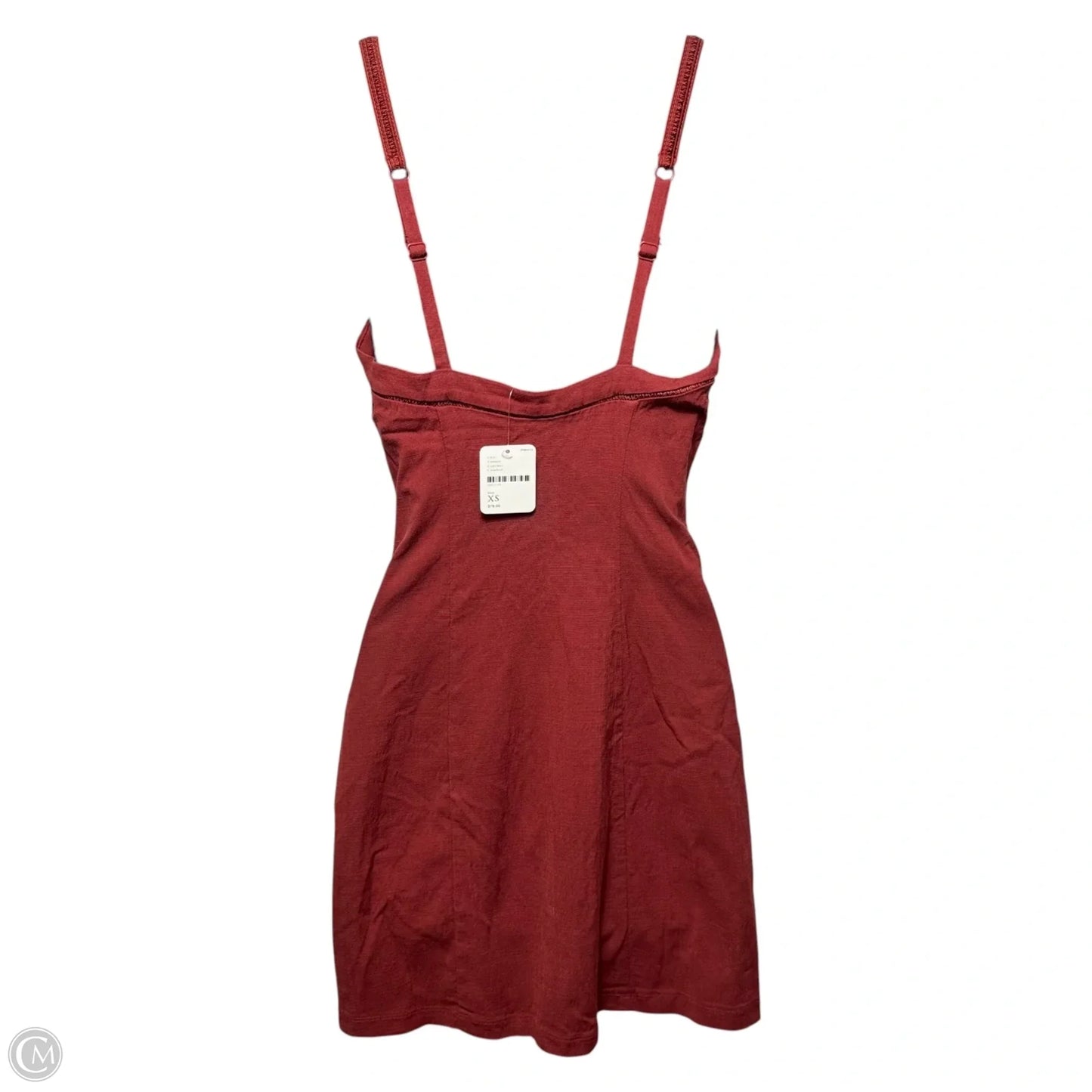 Monroe Asymmetrical Mini Dress By Free People Intimately In Red, Size: Xs