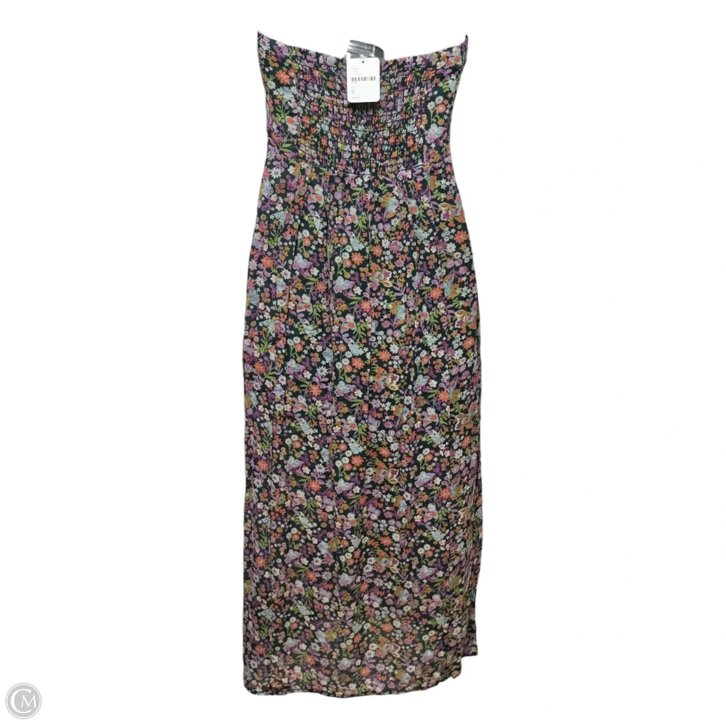 Strapless Dress Casual Midi By Free People In Floral Print, Size: 0