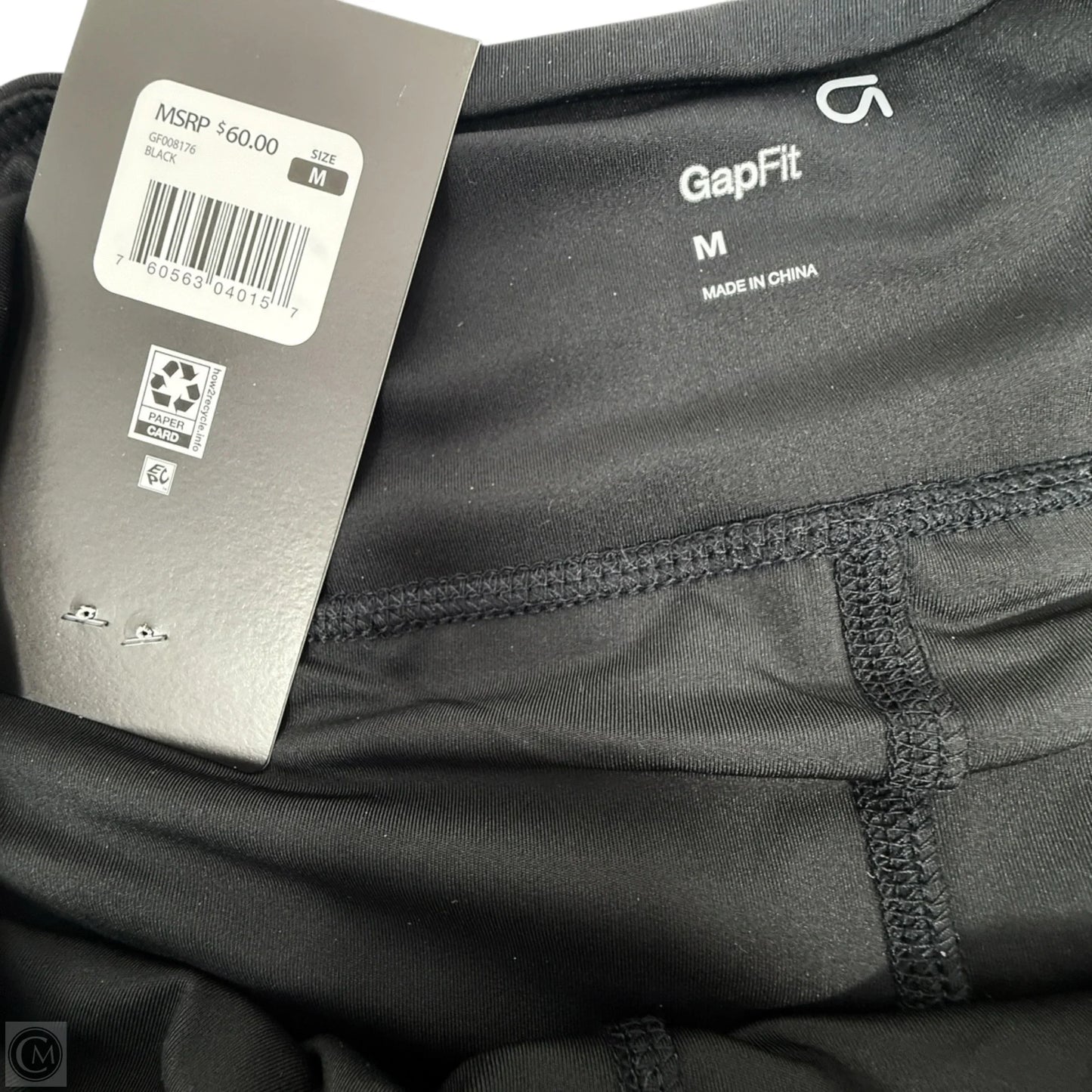 Pleated Athletic Skort By Gapfit In Black, Size: M