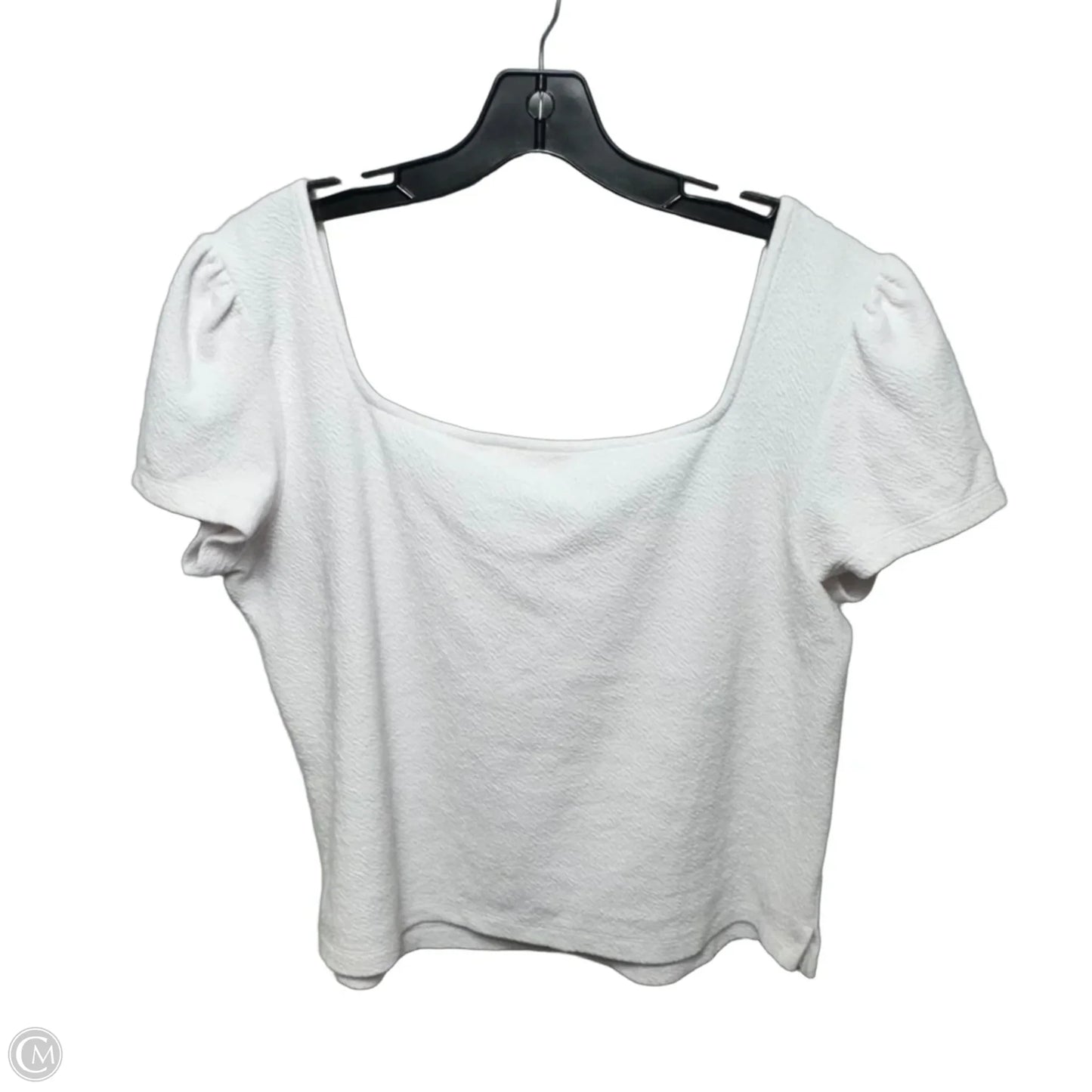 Top Short Sleeve By Maeve In White, Size: Xl ESTIMATED