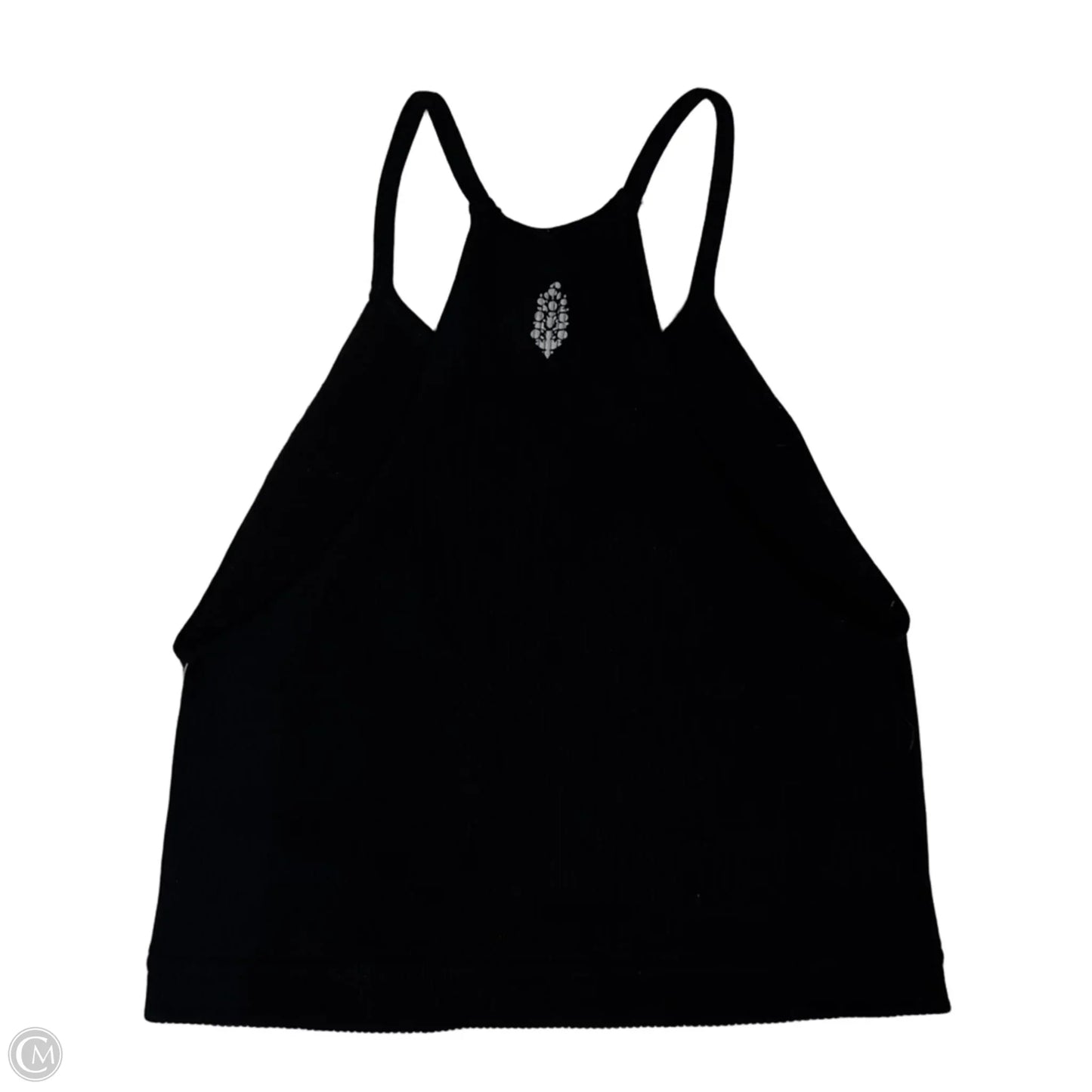 Ribbed Crop Athletic Tank Top By Free People In Black, Size: Xs