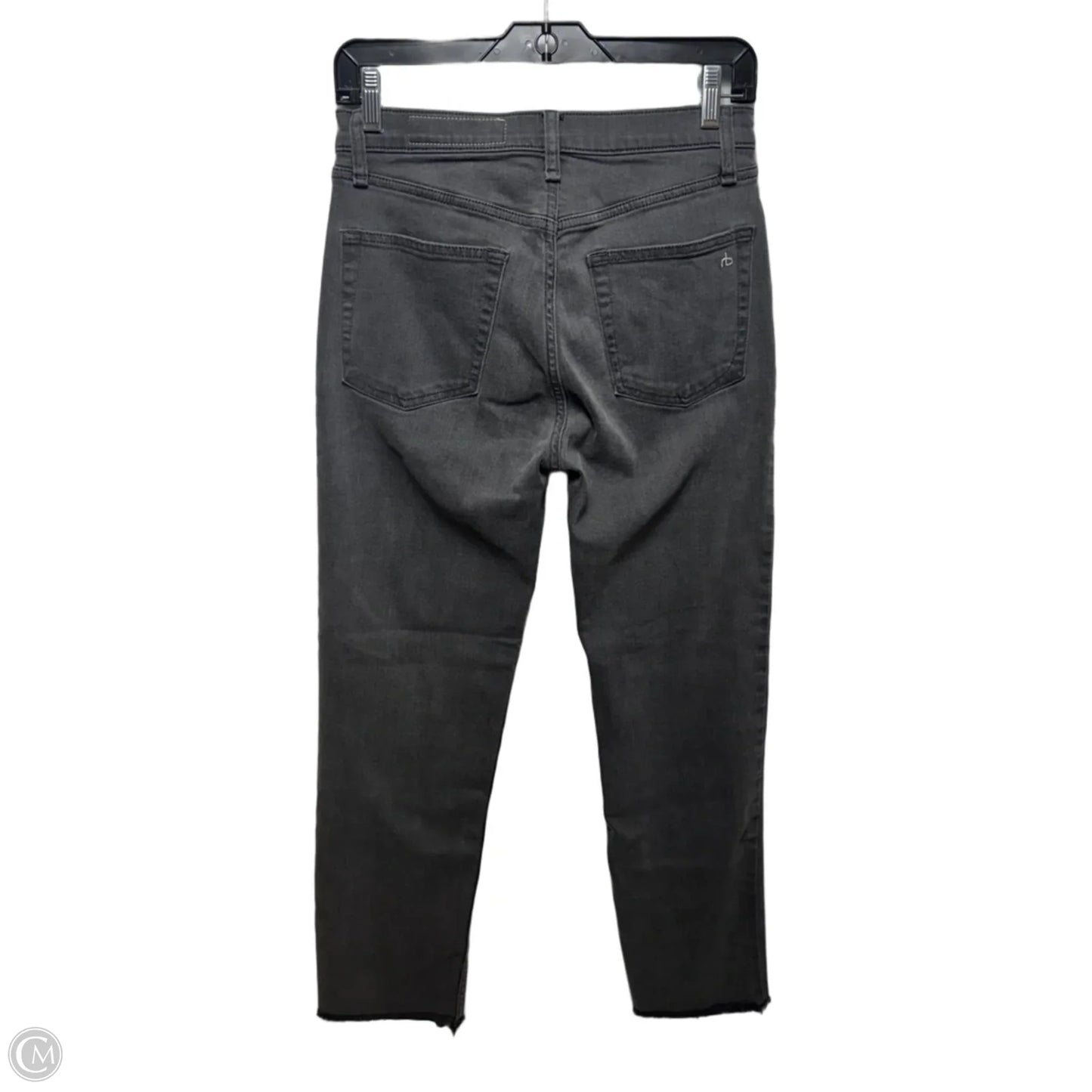 Fern High Rise Slim Jeans Skinny By Rag And Bone In Grey Denim, Size: 2/26
