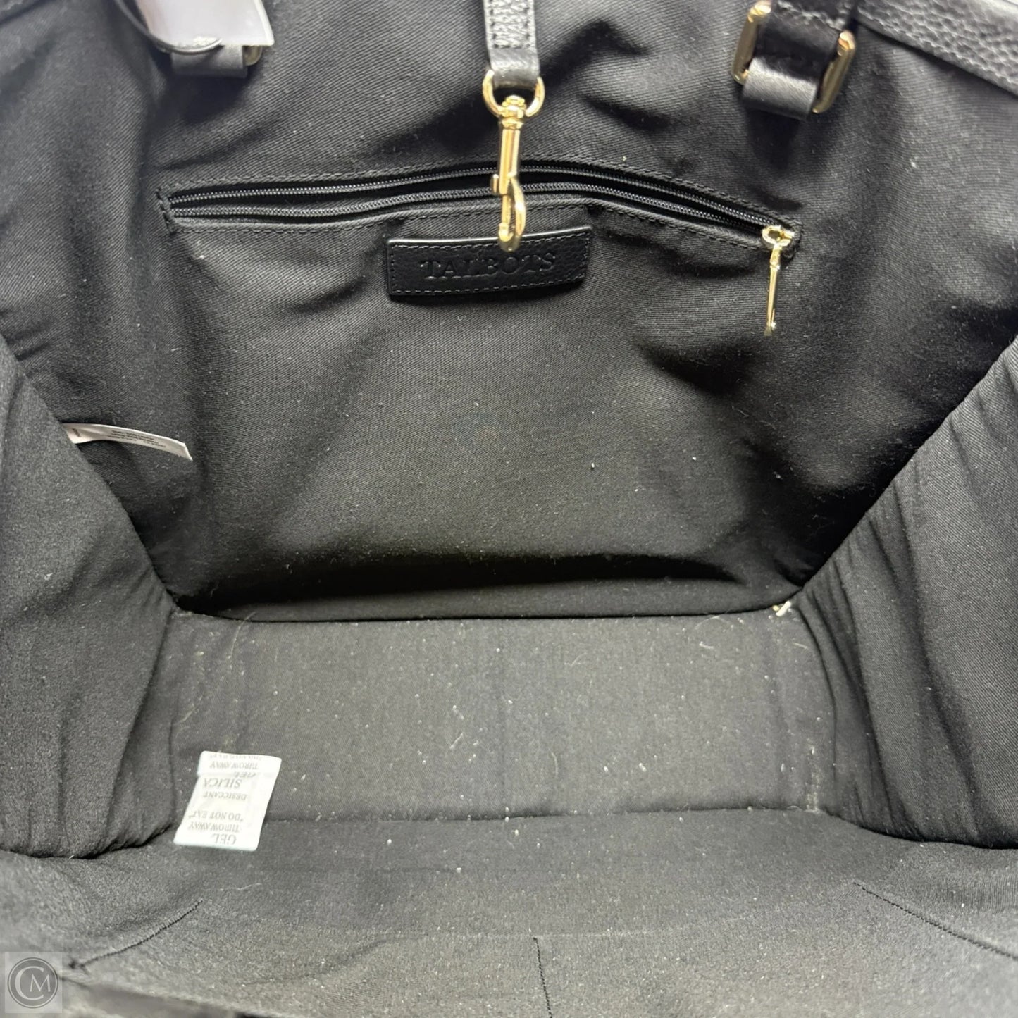 Handbag Leather By Talbots, Size: Medium