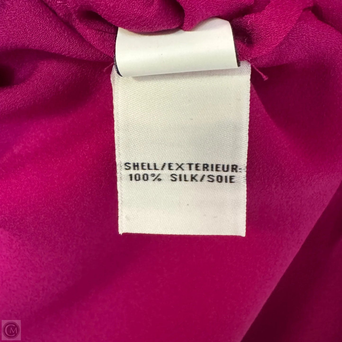 Silk Top Long Sleeve Designer By Diane Von Furstenberg In Pink, Size: 6