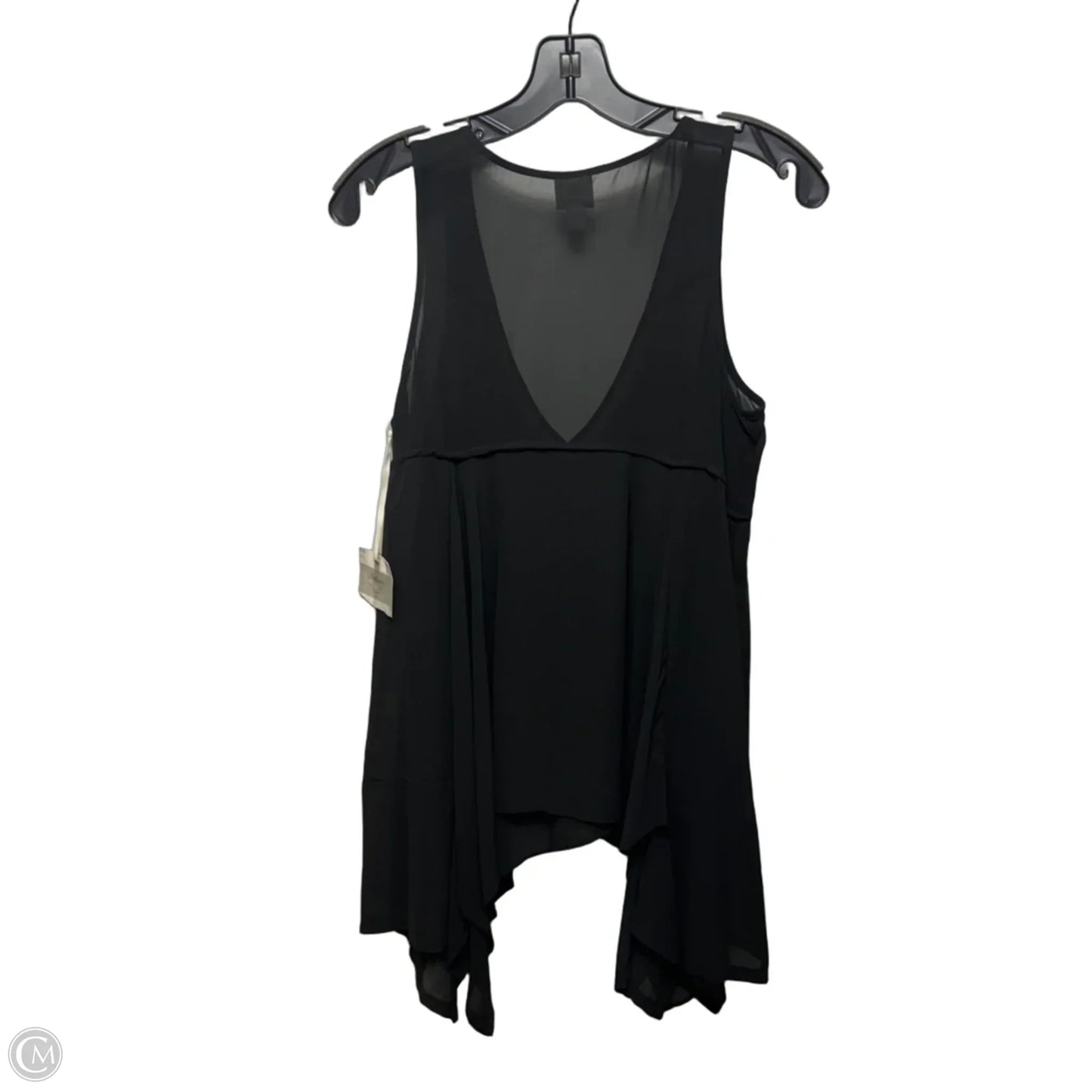 Top Sleeveless By Converse In Black, Size: M