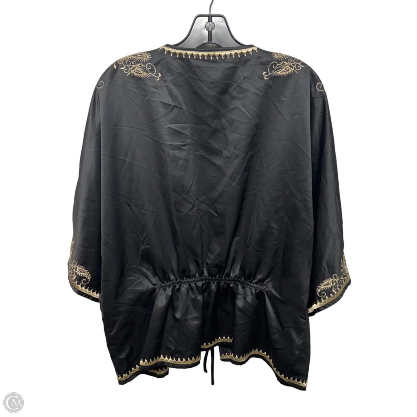 Kimono By Cynthia Rowley In Black & Cream, Size: L