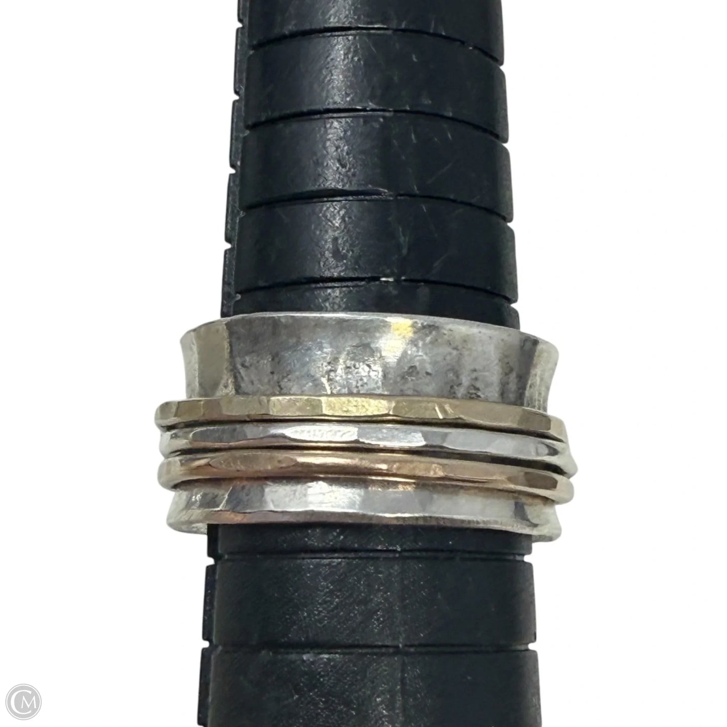 Mixed Metals Spinner Ring, Size: 8.5