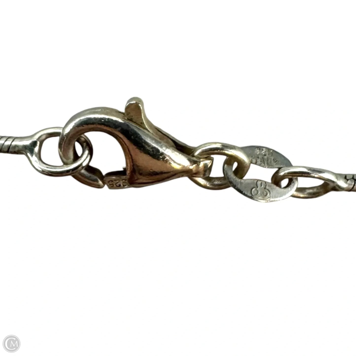 Teardrop Pendant Sterling Silver Necklace