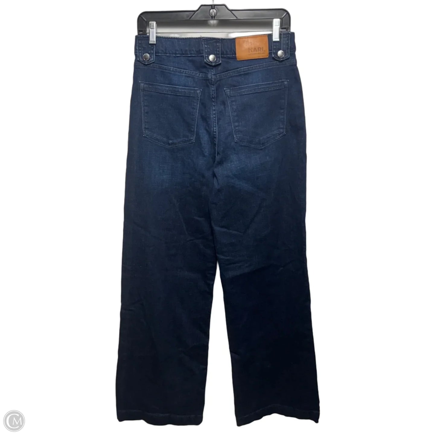 Jeans Designer By Karl Lagerfeld In Blue Denim, Size: 4