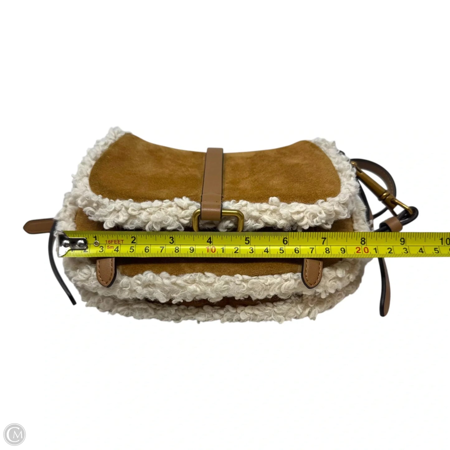 Faux Shearling Handbag By Dolce Vita, Size: Small